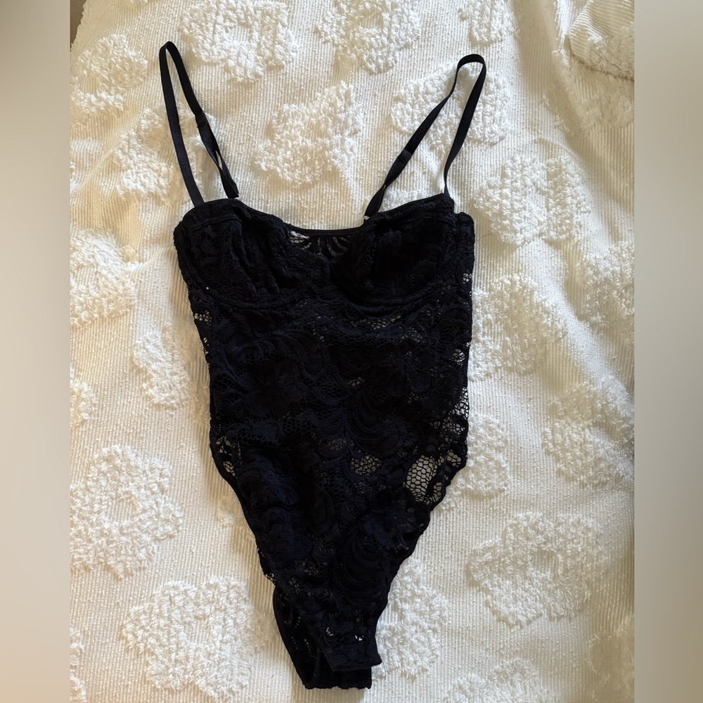 Black Lace Bodysuit